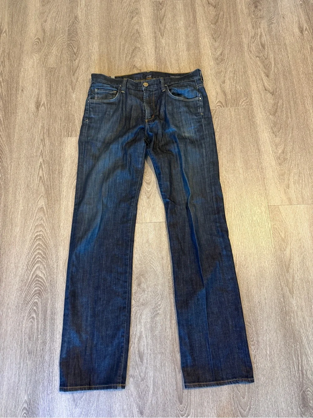 Men’s Citizens Of Humanity SID Straight Leg Blue Jeans Sz 33x32
